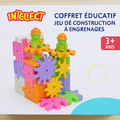 Coffret éducatif INTELLECT – Jeu de construction à engrenages (3+)