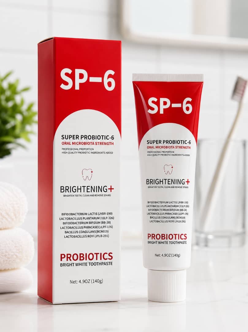 SP-6 Super Probiotic-6 Dentifrice Probiotique Brightening+