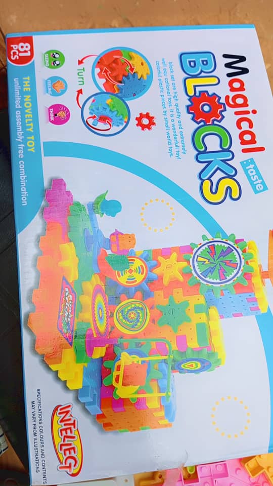 Coffret éducatif INTELLECT – Jeu de construction à engrenages (3+)