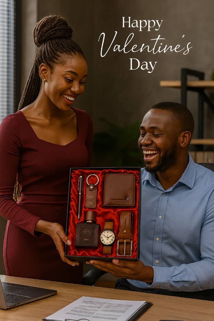 ❤️🎁 Coffret Cadeau Homme – Edition Spéciale Saint-Valentin – Pack Luxe 5 en 1